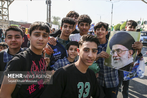 راهپیمایی ۱۳ آبان در اهواز