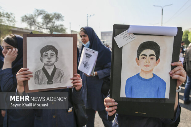 راهپیمایی ۱۳ آبان در اهواز