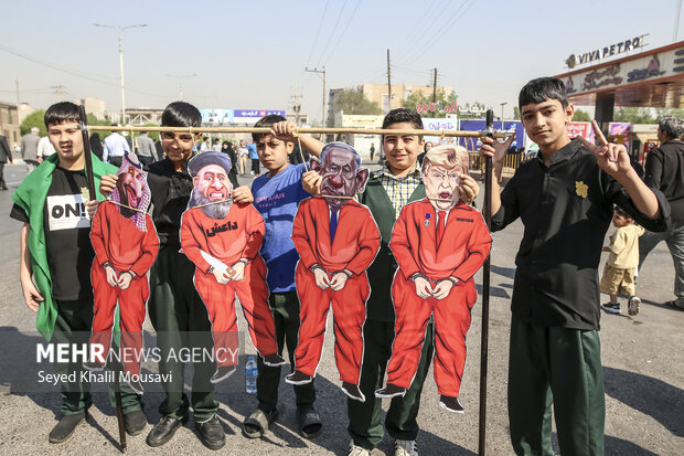 راهپیمایی ۱۳ آبان در اهواز