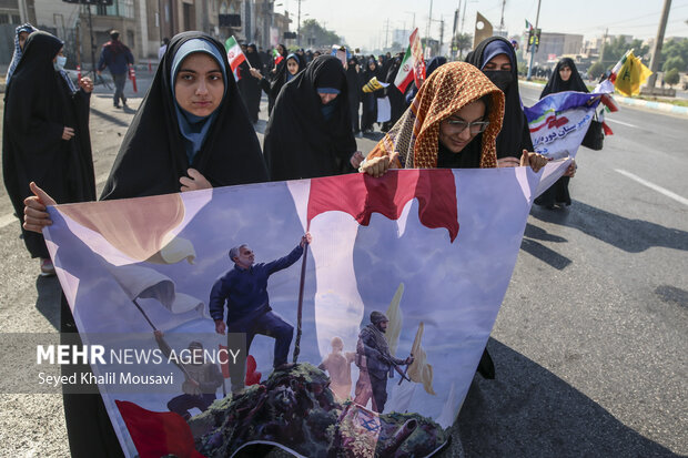 راهپیمایی ۱۳ آبان در اهواز