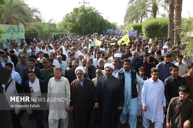 راهپیمایی 13 آبان 1404 در ایرانشهر