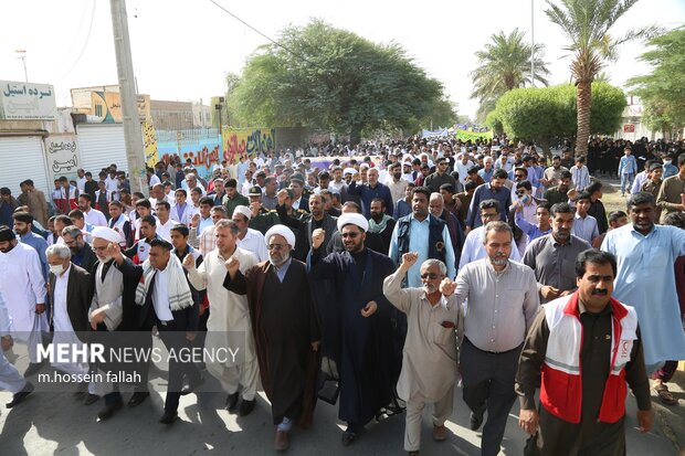 راهپیمایی 13 آبان 1404 در ایرانشهر