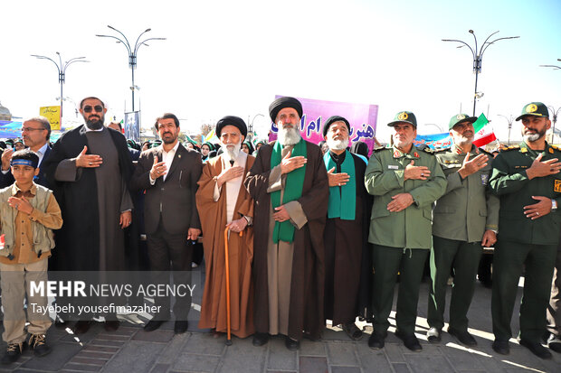 اجتماع یوم الله ۱۳ آبان  در همدان