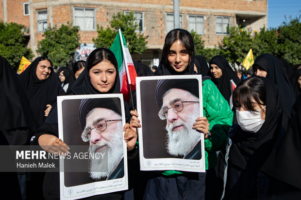 راهپیمایی یوم الله ۱۳ آبان در گرگان
