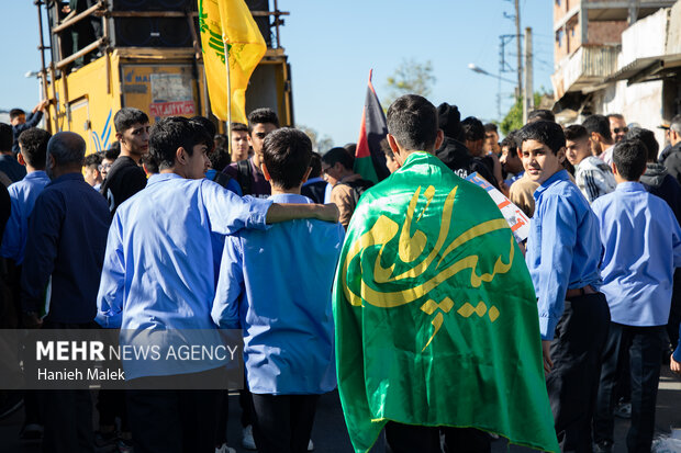 راهپیمایی یوم الله ۱۳ آبان در گرگان