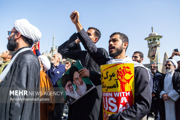 راهپیمایی ۱۳ آبان در قم