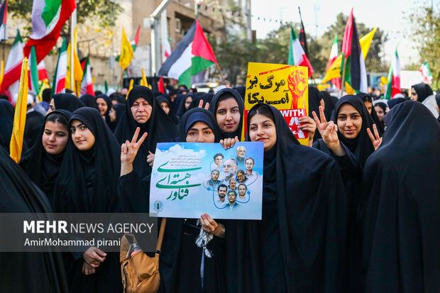 راهپیمایی ۱۳ آبان در قم