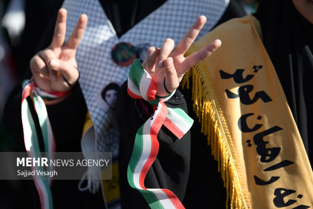 راهپیمایی 13 آبان در همدان