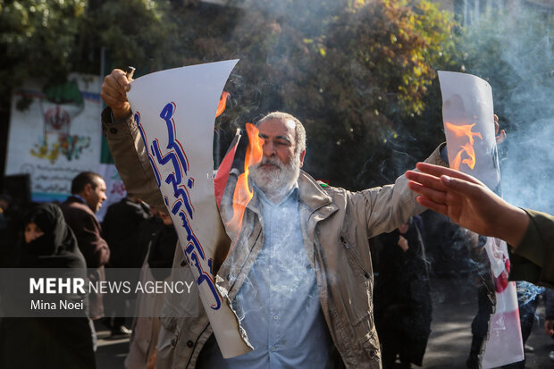 راهپیمایی ۱۳ آبان در تبریز