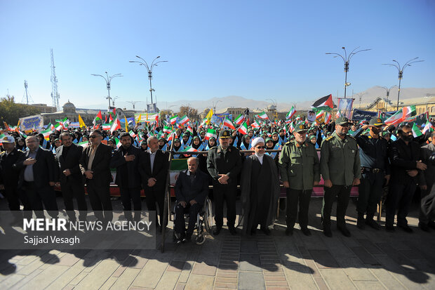 راهپیمایی 13 آبان در همدان