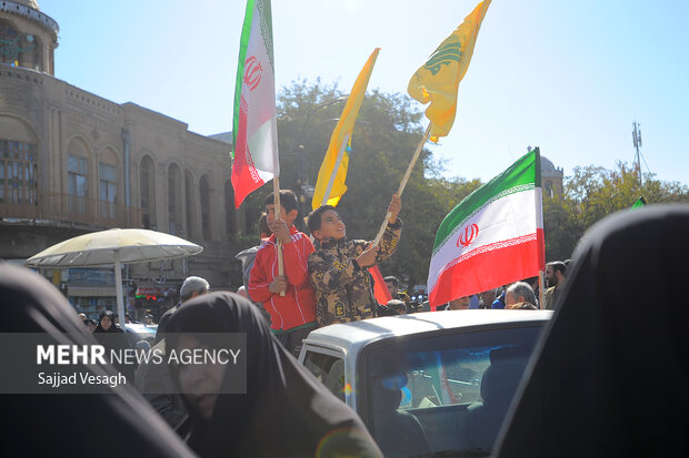 راهپیمایی 13 آبان در همدان