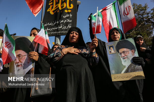 راهپیمایی ۱۳آبان در قزوین