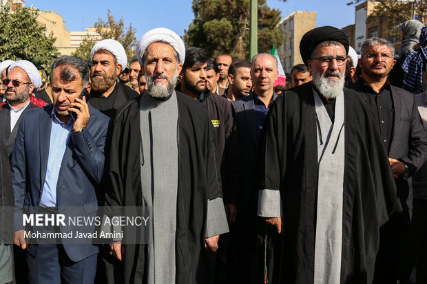 راهپیمایی ۱۳آبان در قزوین