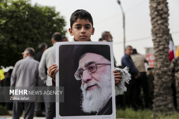 راهپیمایی ۱۳ آبان در بندرعباس