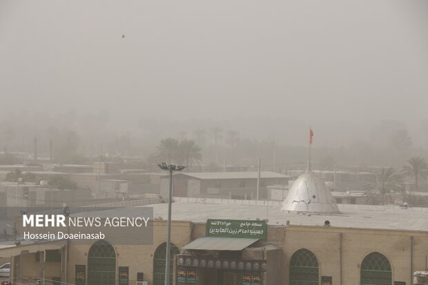 گرد وغبار در توکهور و هشتبندی