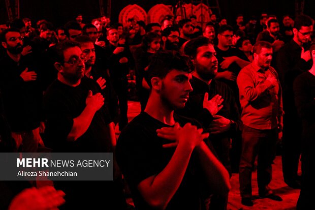 مراسم عزاداری دهه اول فاطمیه در رشت