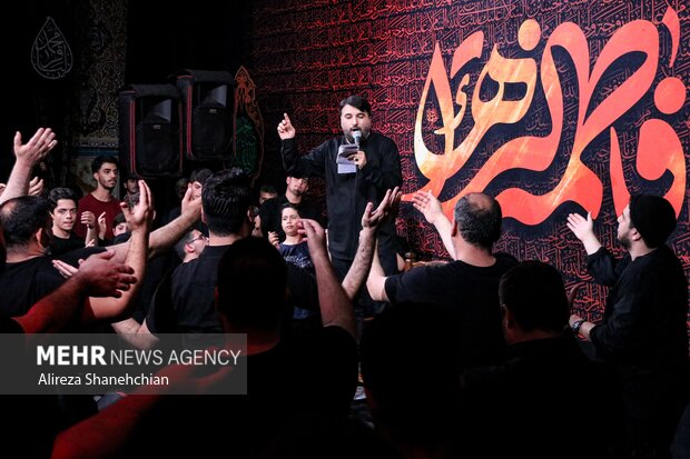 مراسم عزاداری دهه اول فاطمیه در رشت