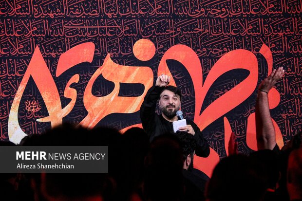 مراسم عزاداری دهه اول فاطمیه در رشت