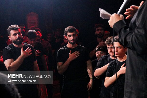 مراسم عزاداری دهه اول فاطمیه در رشت