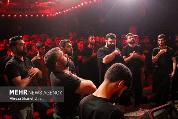 مراسم عزاداری دهه اول فاطمیه در رشت