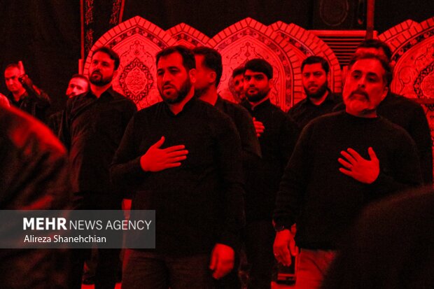 مراسم عزاداری دهه اول فاطمیه در رشت