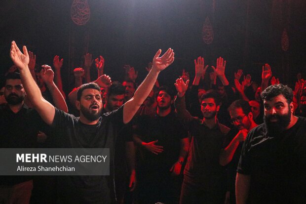 مراسم عزاداری دهه اول فاطمیه در رشت