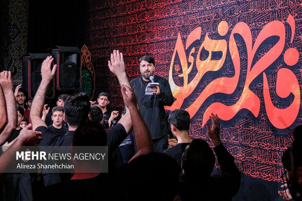 مراسم عزاداری دهه اول فاطمیه در رشت