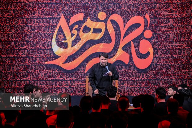 مراسم عزاداری دهه اول فاطمیه در رشت