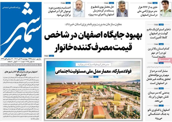 روزنامه‌های اصفهان