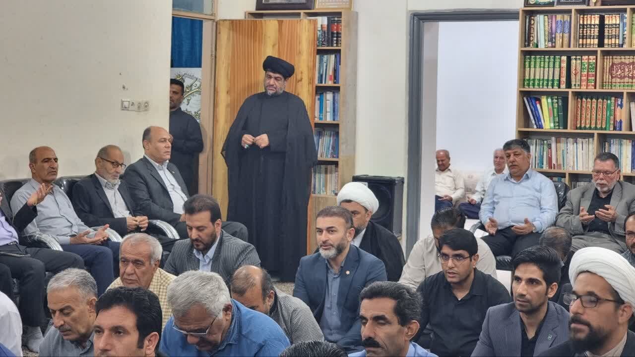 مراسم سوگواری شهادت حضرت فاطمه زهرا (س) در گناوه برگزار شد