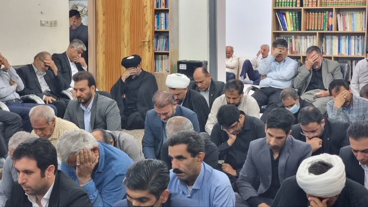 مراسم سوگواری شهادت حضرت فاطمه زهرا (س) در گناوه برگزار شد