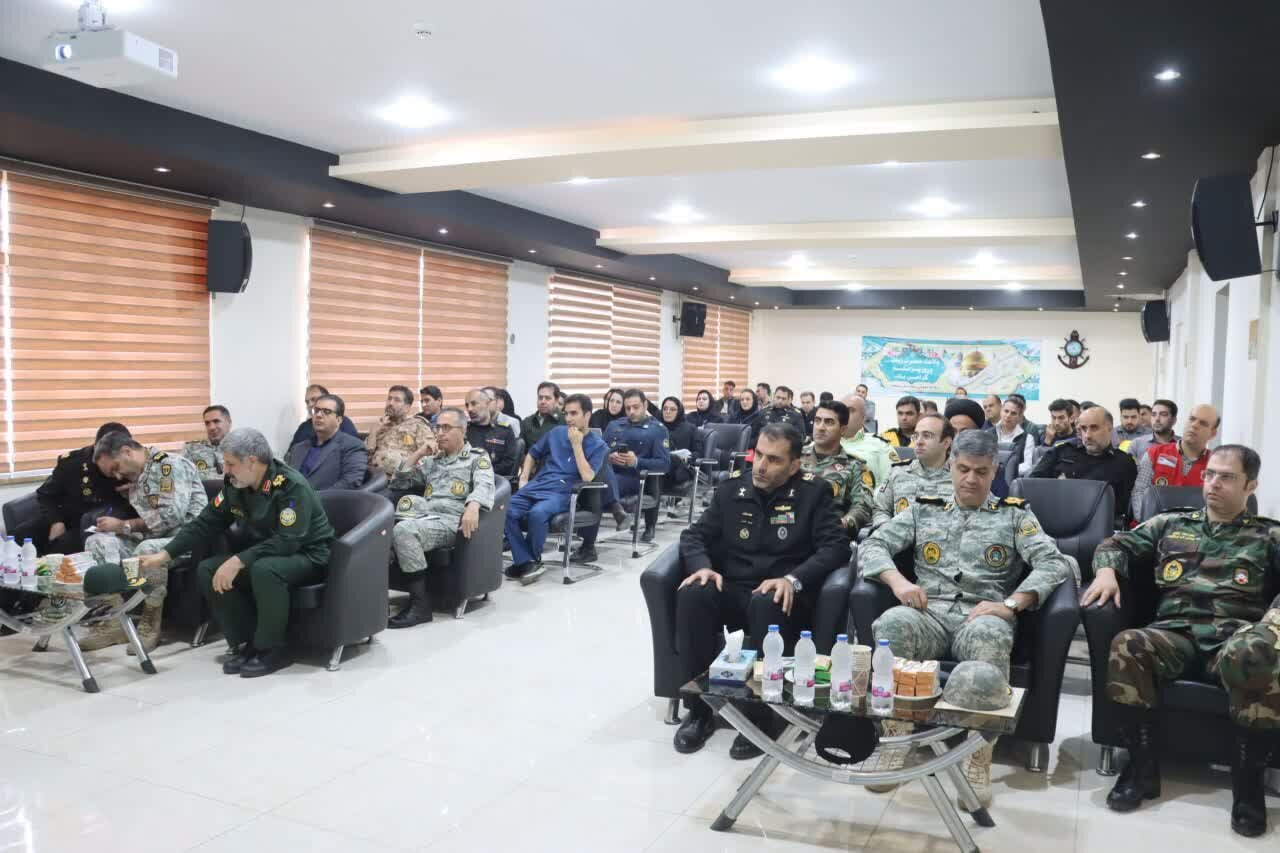 رزمایش زنجیره امداد و نجات مراکز درمانی نیروهای مسلح در رشت برگزار شد