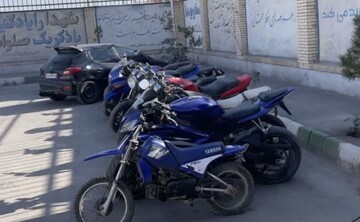 سرهنگ نجفی:  ۹ دستگاه موتورسیکلت سنگین فاقد مجوز در کرمان توقیف شد