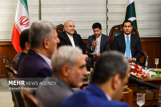 اولین روز سفر رئیس مجلس به کشور پاکستان