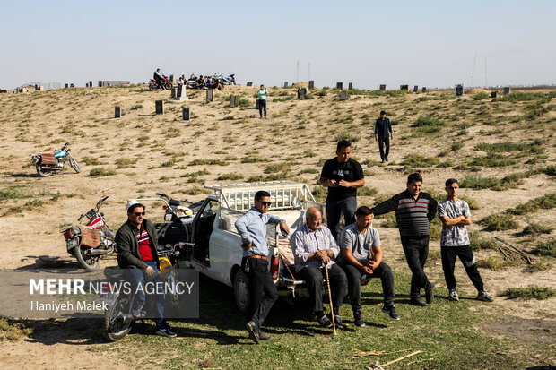 خاکسپاری پیکر زنده‌یاد «صابر کاظمی» در آق قلا