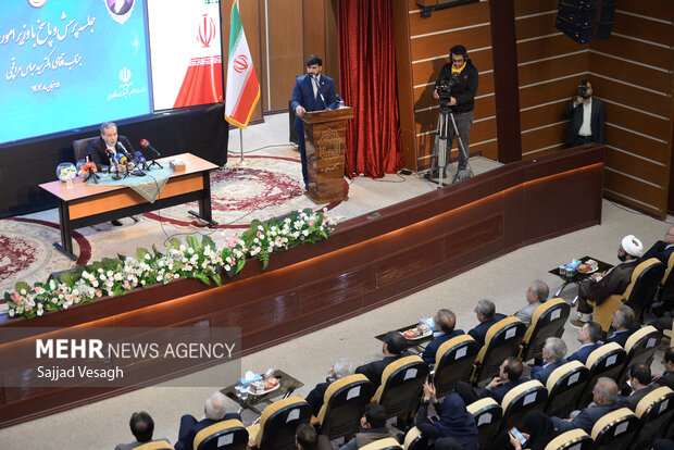 حضور وزیر امور خارجه در دانشگاه بوعلی