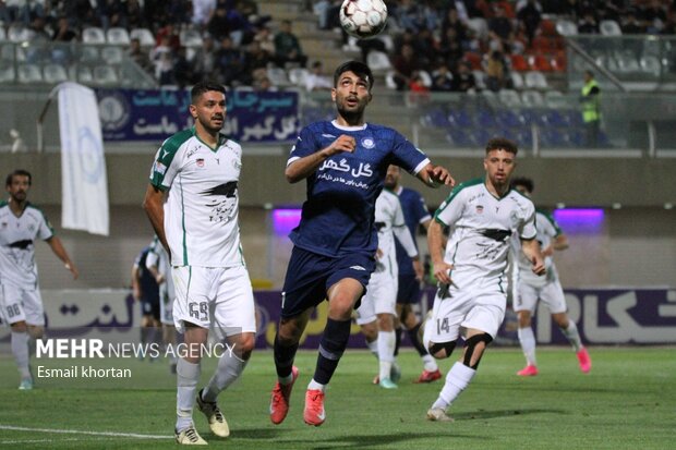 لیگ برتر فوتبال ایران گل گهر سیرجان یک ذوب آهن اصفهان دو