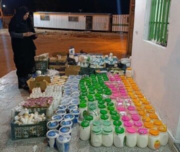 معدوم‌سازی ۲ تن مواد غذایی تاریخ مصرف گذشته در شهرستان خاتم