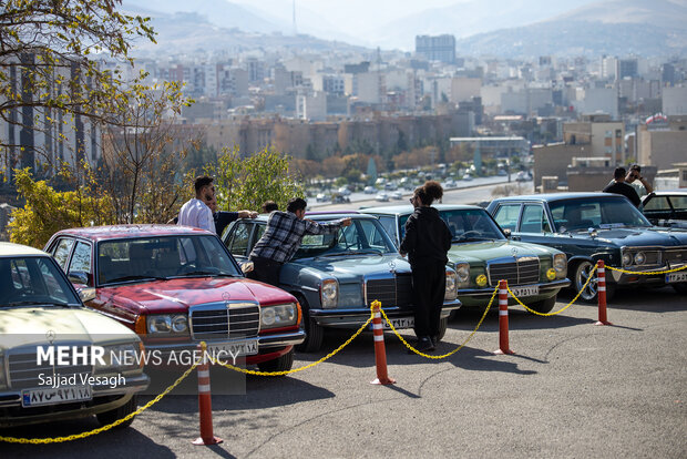 همایش خودروهای کلاسیک در همدان