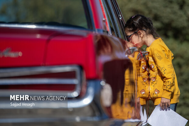 همایش خودروهای کلاسیک در همدان