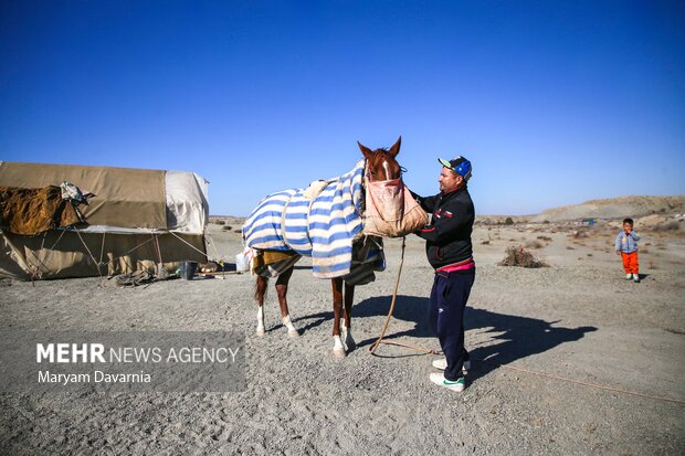 کورس اسبدوانی پاییزه روستای باغلق