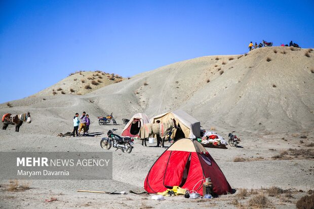 کورس اسبدوانی پاییزه روستای باغلق