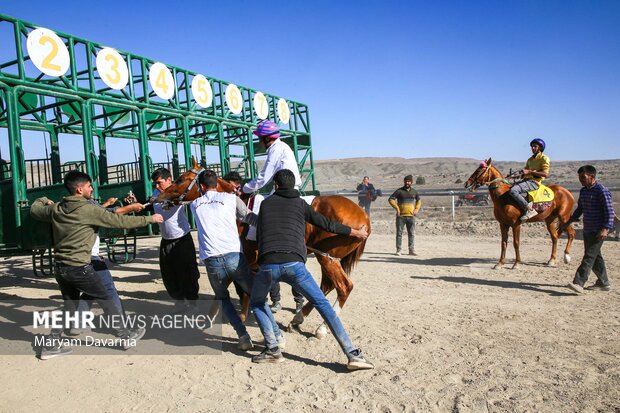 کورس اسبدوانی پاییزه روستای باغلق