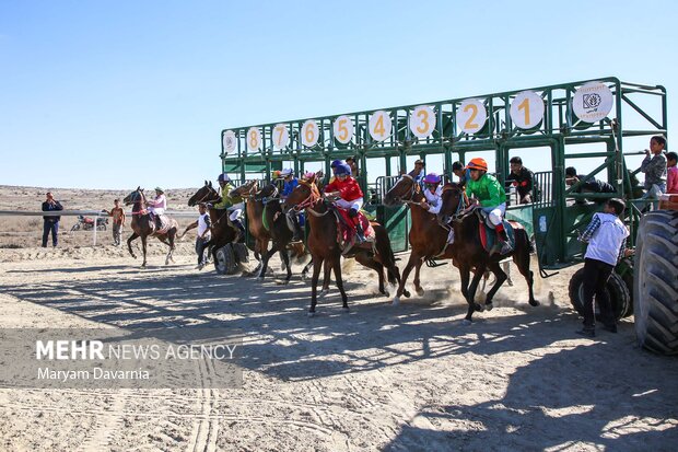 کورس اسبدوانی پاییزه روستای باغلق