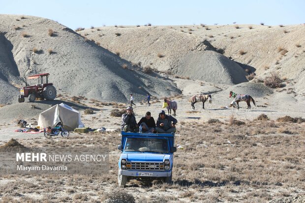کورس اسبدوانی پاییزه روستای باغلق