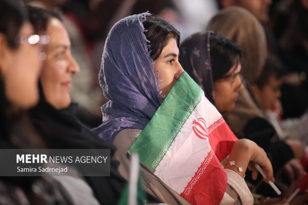 اختتامیه پویش «در مقابل ایران زانو می‍زنید»