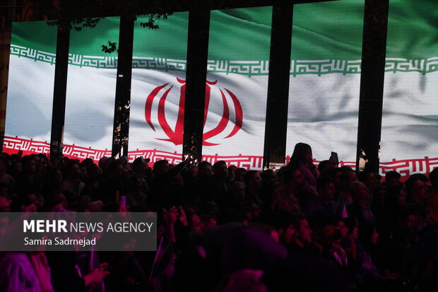 اختتامیه پویش «در مقابل ایران زانو می‍زنید»