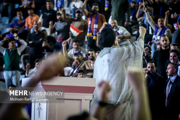 بزرگترین گردهمایی انتخاباتی بغداد