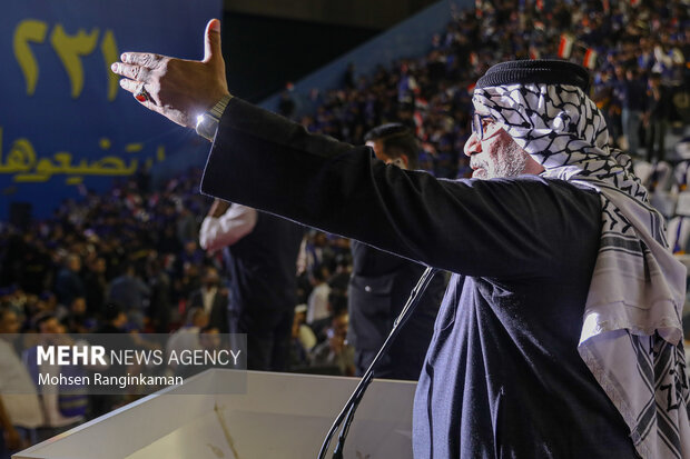 بزرگترین گردهمایی انتخاباتی بغداد