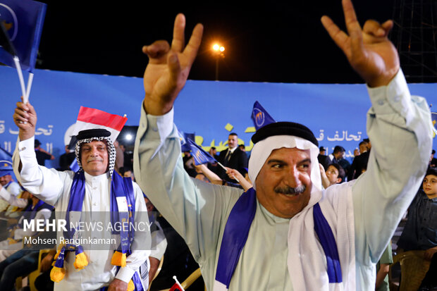 بزرگترین گردهمایی انتخاباتی بغداد